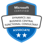 Microsoft- Dynamics 365 Business Central Functional Consultant