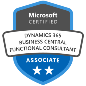 Microsoft- Dynamics 365 Business Central Functional Consultant