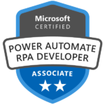 Microsoft- Power Automate RPA Developer